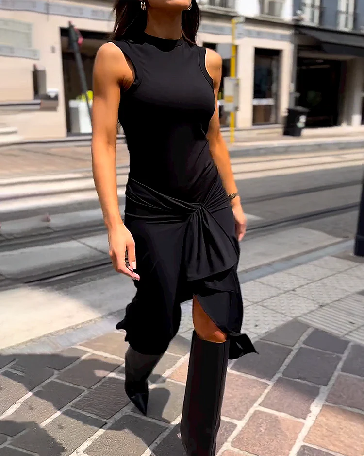 Estrella | Vestido Midi sin Mangas