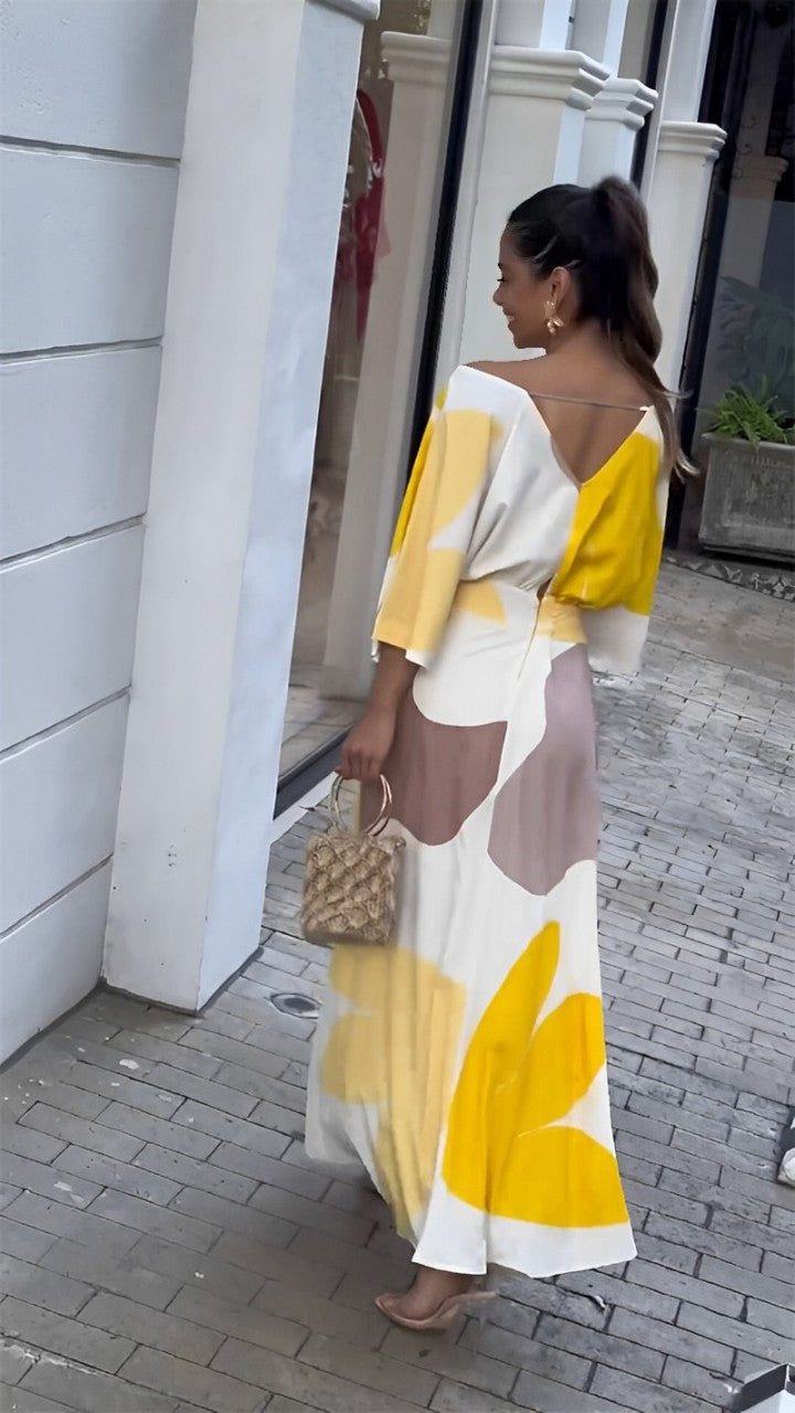 Elara | Vestido Elegante con Escote en V