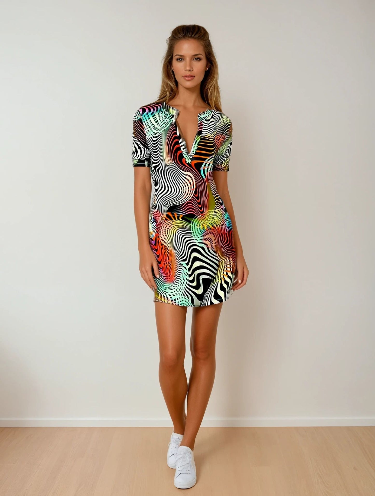 Mercedes | Vestido Suelto Cuello V