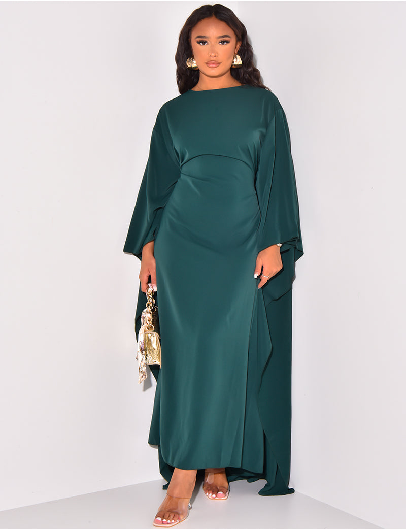 Zelda | Vestido con Capa Fluida