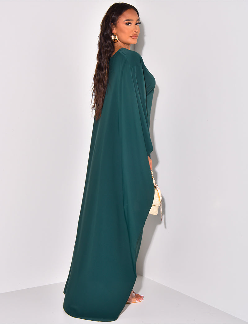 Zelda | Vestido con Capa Fluida