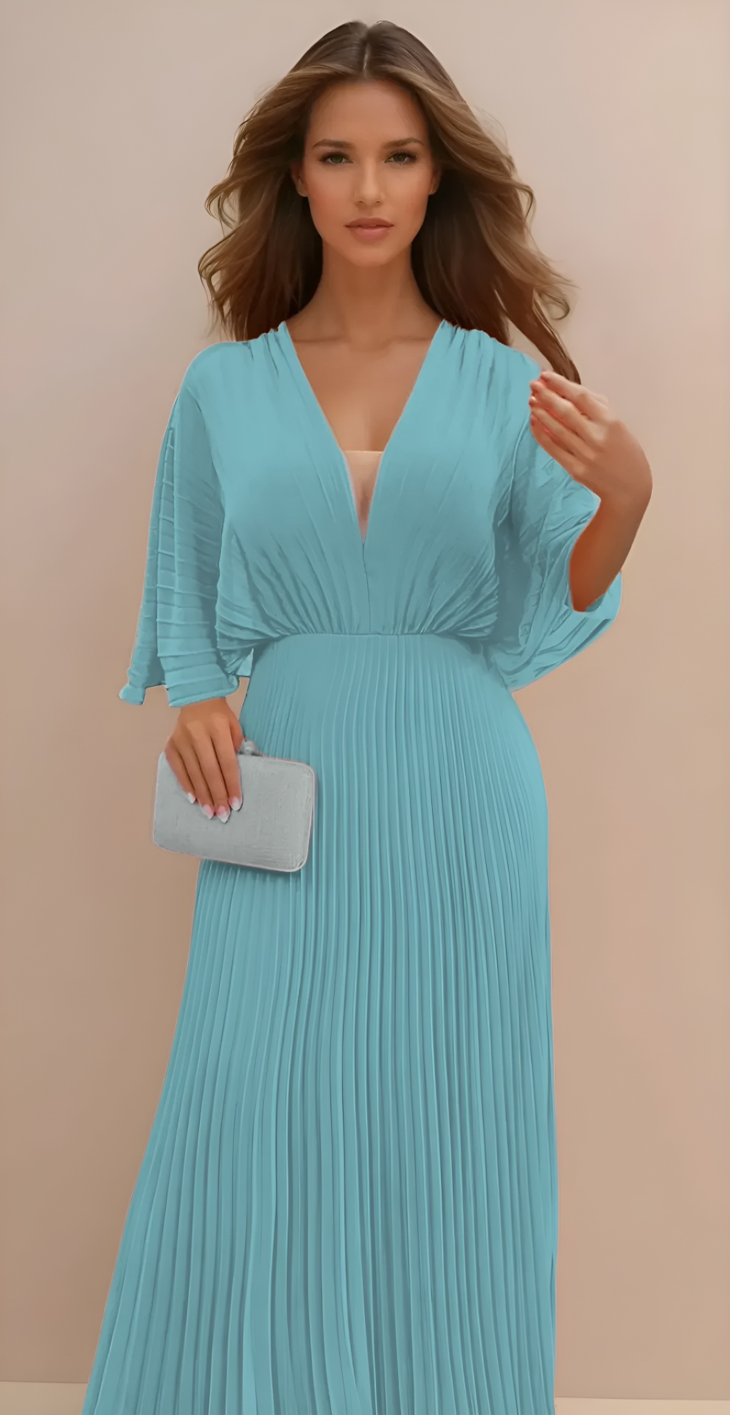 Silvia | Vestido Clásico Plisado