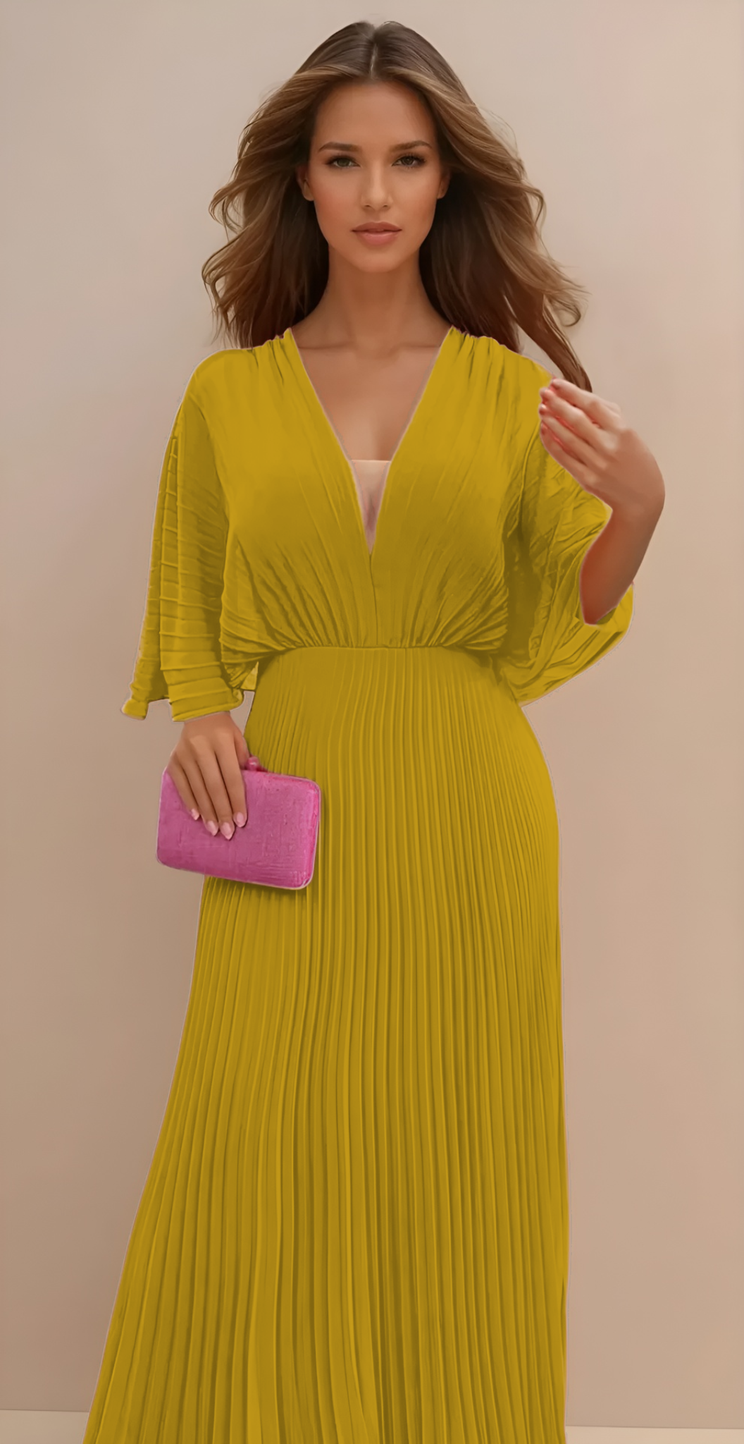 Silvia | Vestido Clásico Plisado