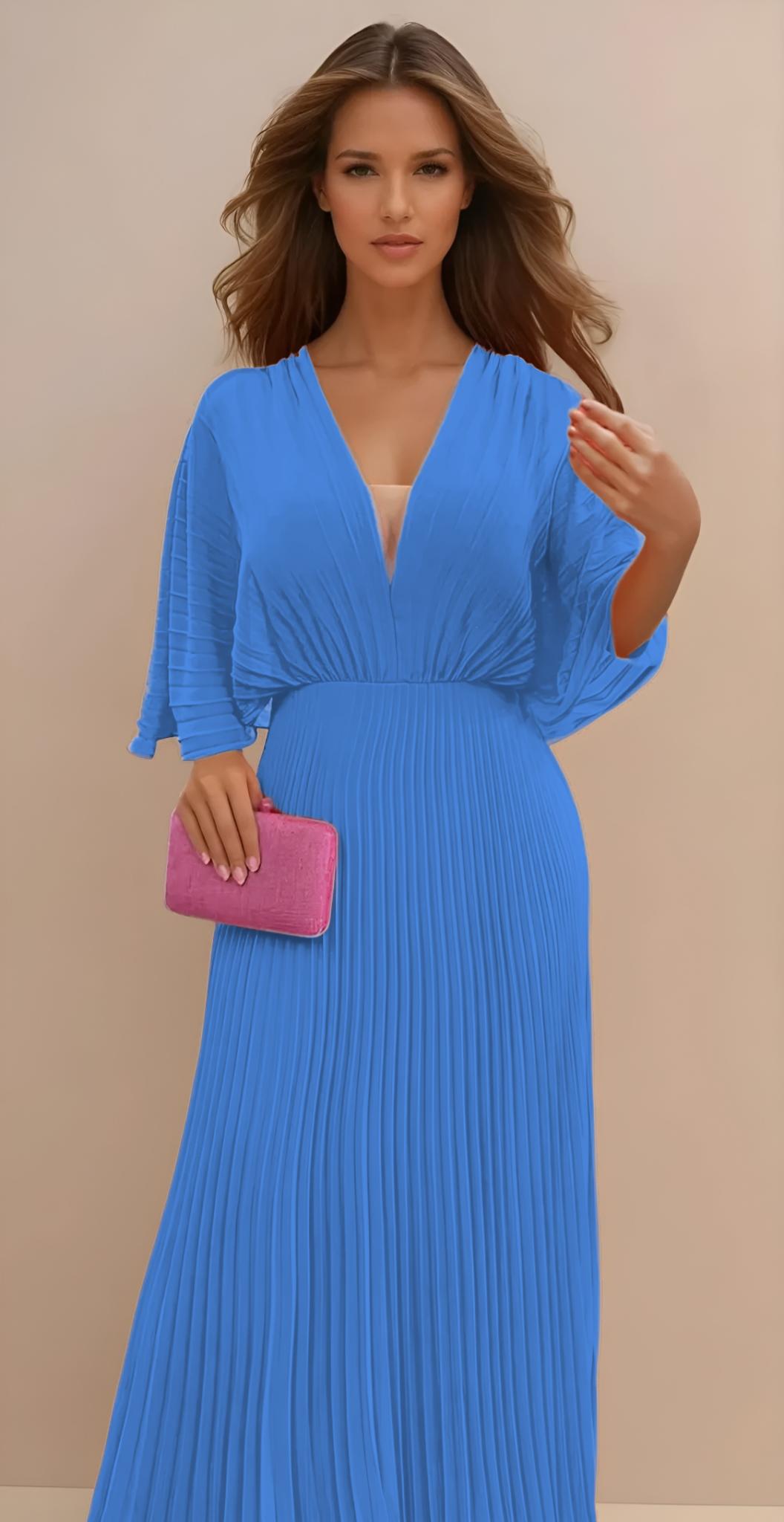 Silvia | Vestido Clásico Plisado