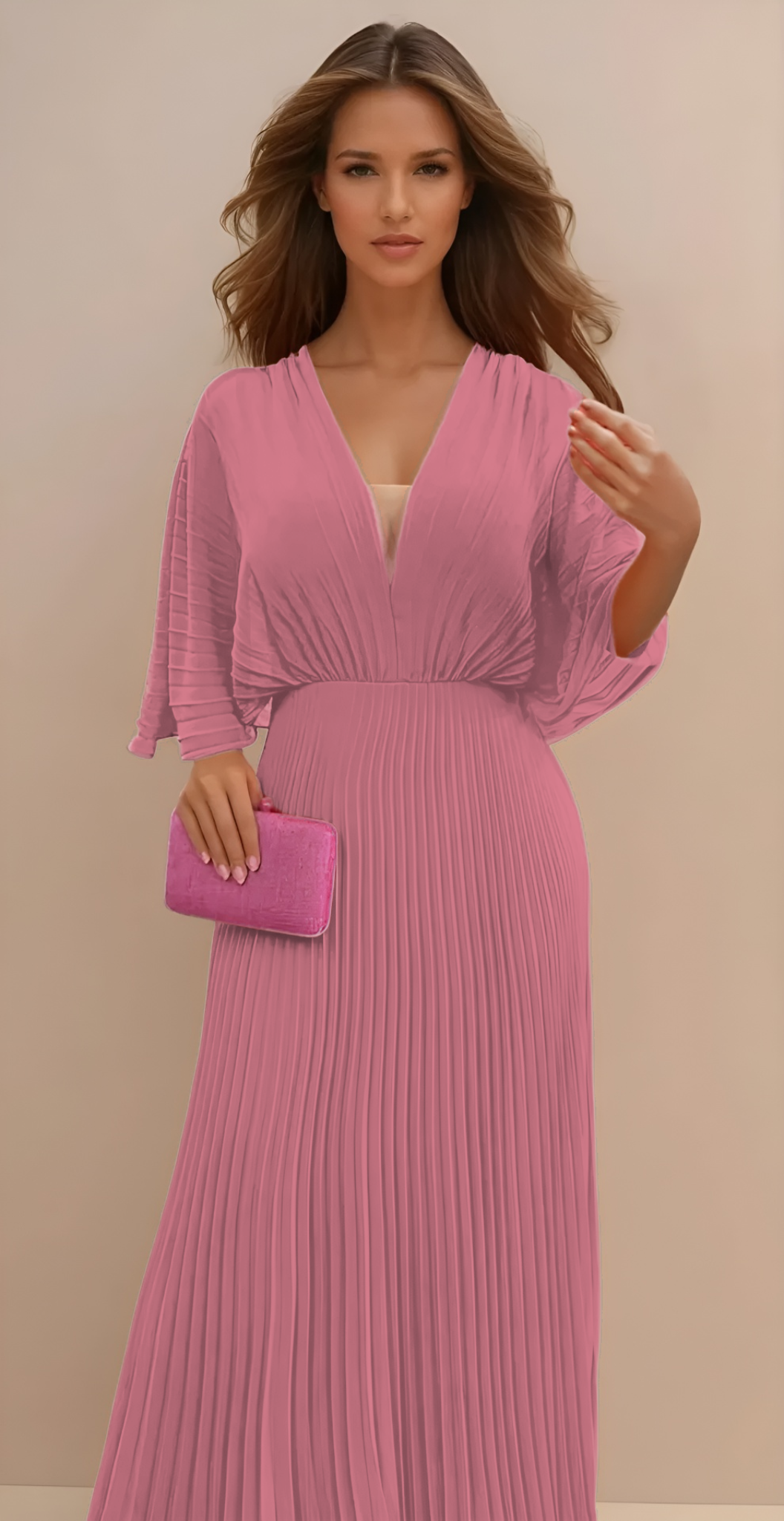 Silvia | Vestido Clásico Plisado