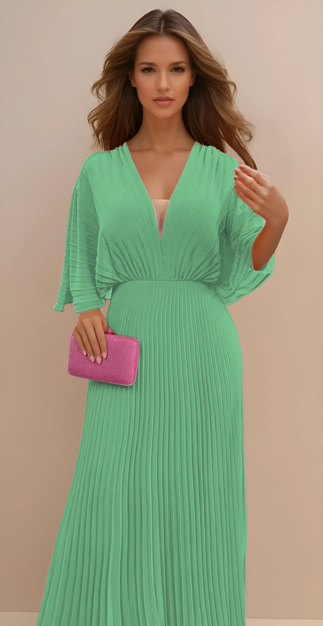 Silvia | Vestido Clásico Plisado