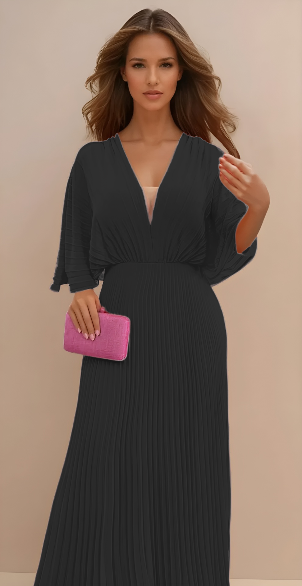 Silvia | Vestido Clásico Plisado