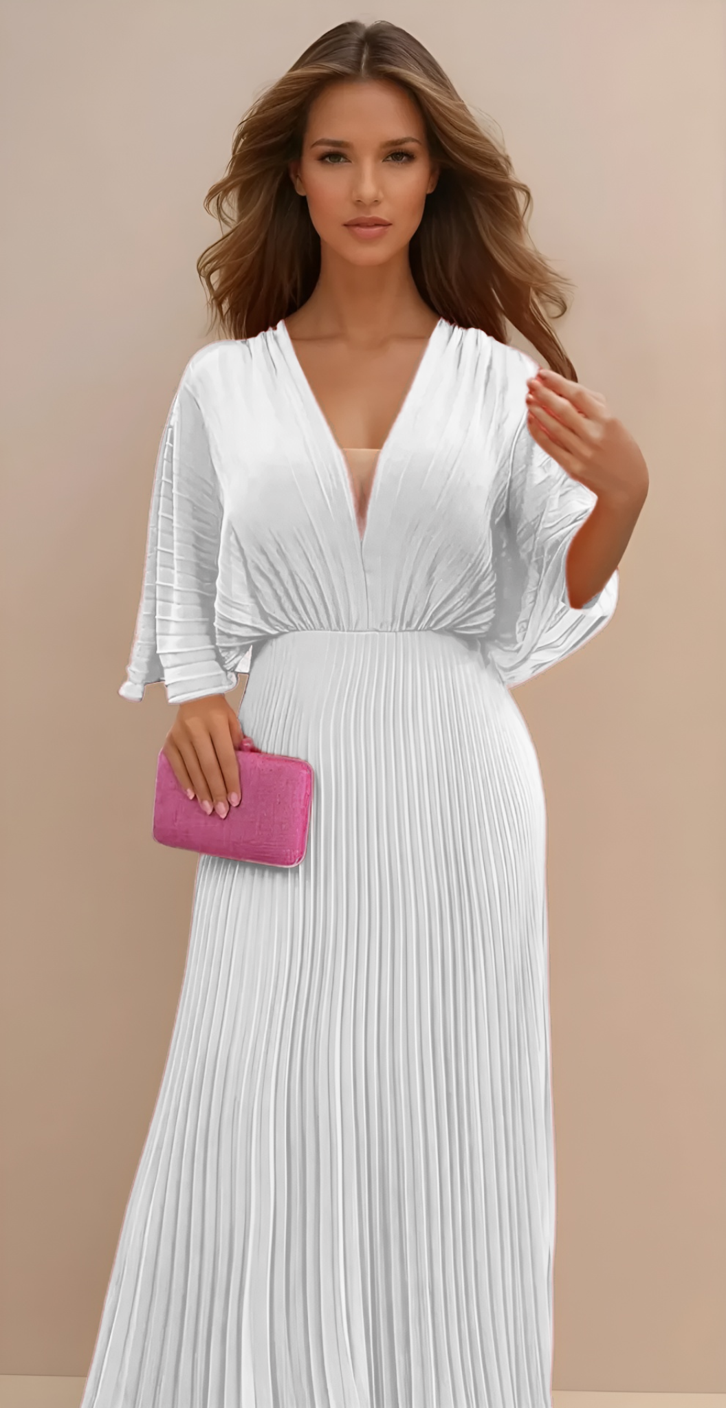 Silvia | Vestido Clásico Plisado