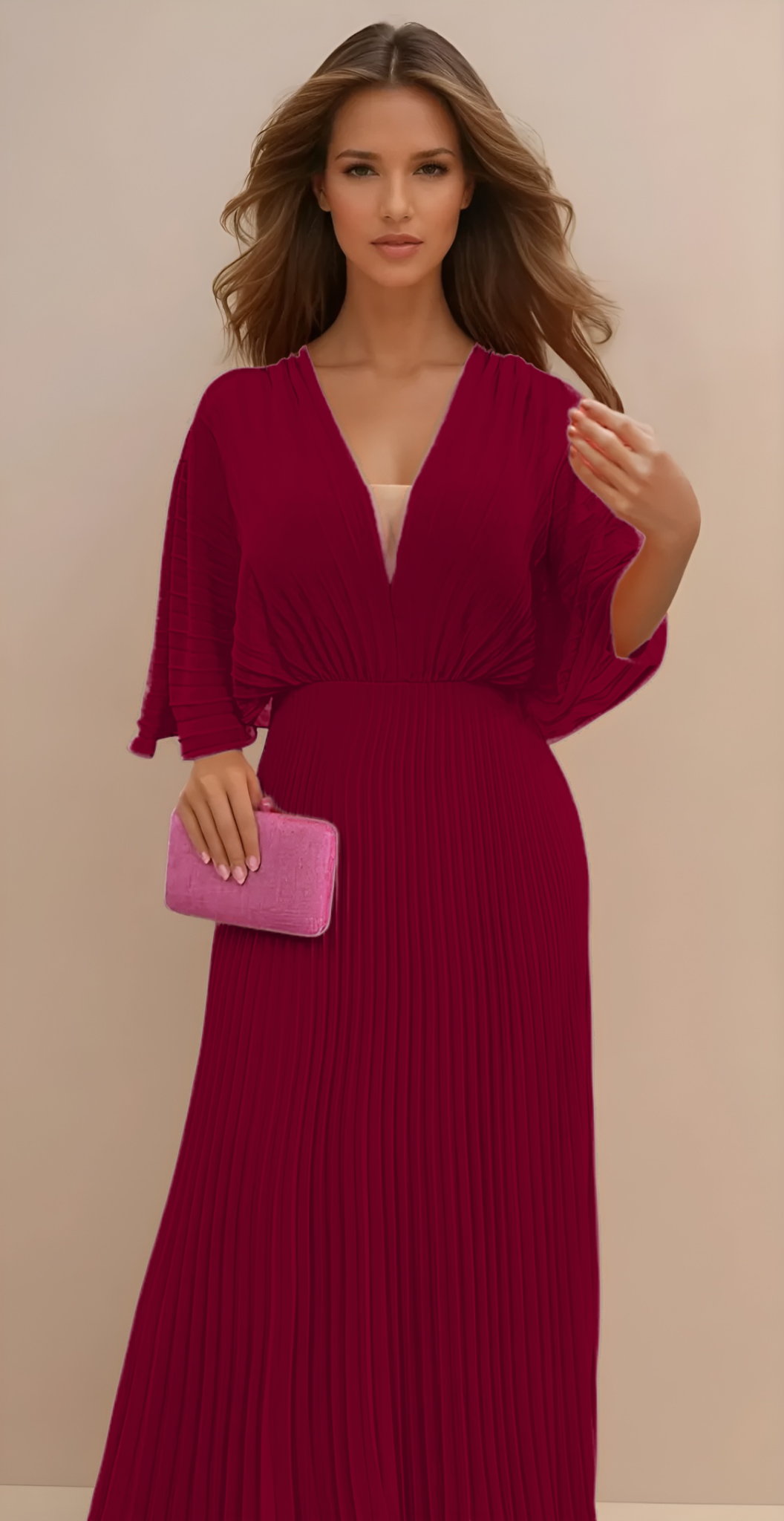 Silvia | Vestido Clásico Plisado