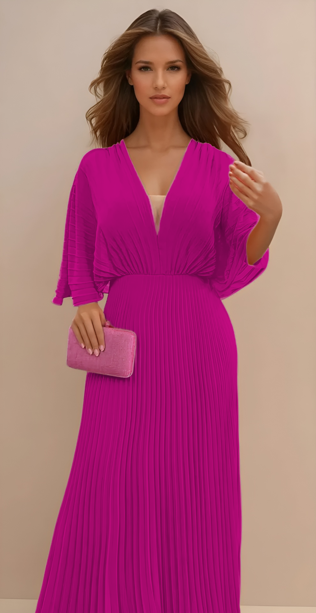 Silvia | Vestido Clásico Plisado