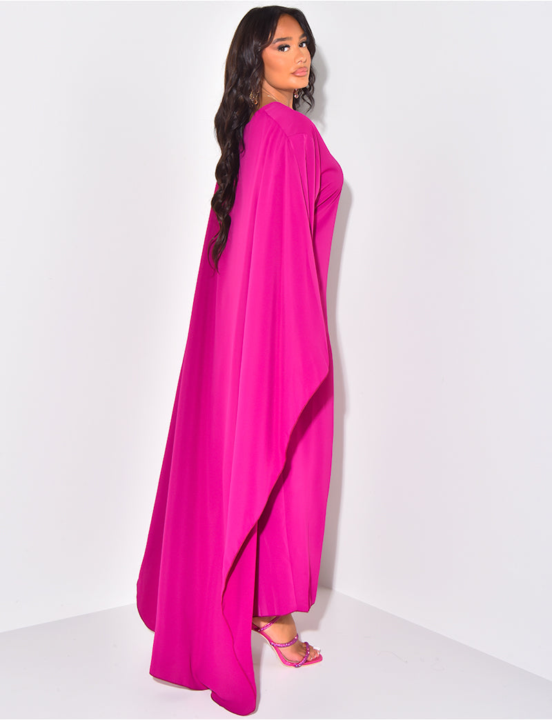 Zelda | Vestido con Capa Fluida