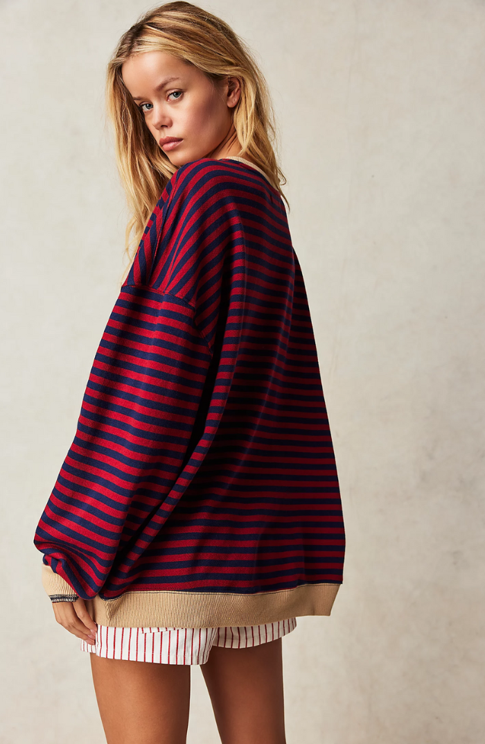 Betty | Jersey Oversize de Rayas