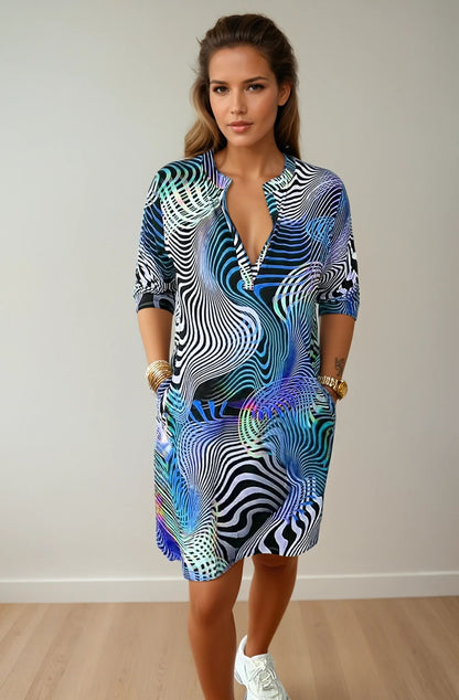 Mercedes | Vestido Suelto Cuello V
