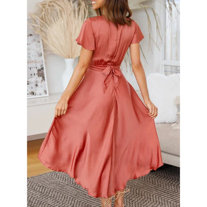 Clarice | Vestido Elegante Satinado