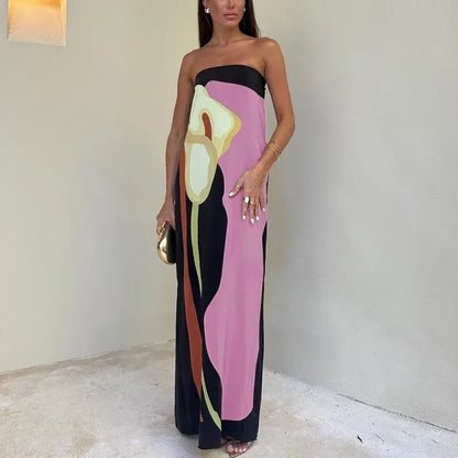 Maite | Vestido Largo Palabra Honor