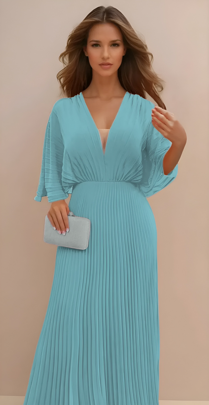 Silvia | Vestido Clásico Plisado