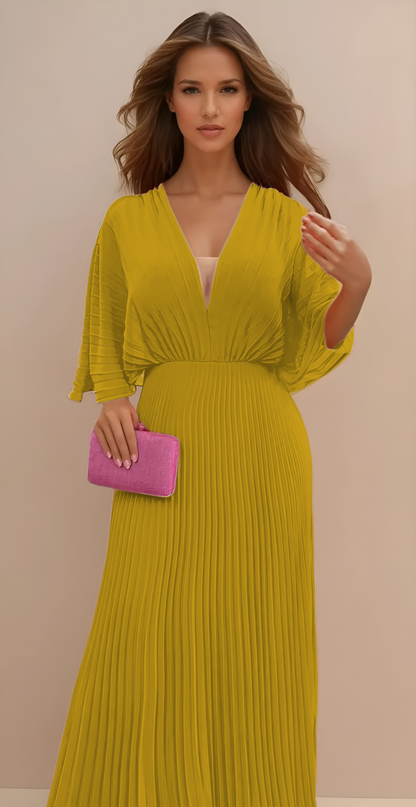 Silvia | Vestido Clásico Plisado