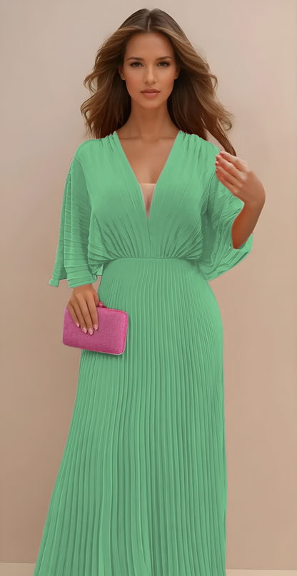 Silvia | Vestido Clásico Plisado