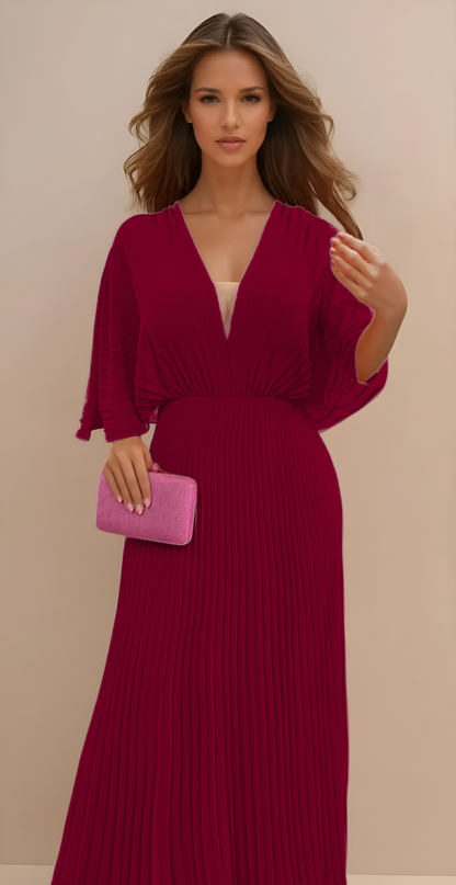 Silvia | Vestido Clásico Plisado